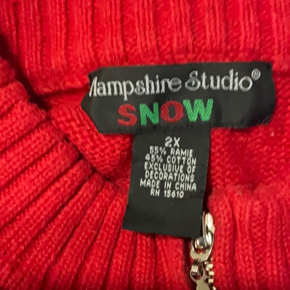 Vintage Ugly Christmas Sweater Vest - Picture 6 of 7